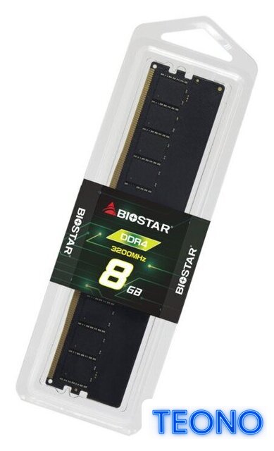 Оперативная память BIOSTAR 8ГБ DDR4 3200 МГц - Изображение №1 — Интернет-магазин Teono.by
