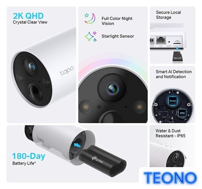 IP-камера TP-Link Tapo C420S1 - Изображение №2 — Интернет-магазин Teono.by