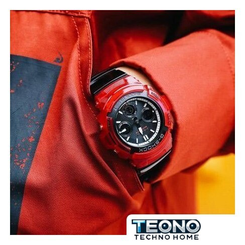 Наручные часы Casio G-Shock AWG-M100SRB-4A - Изображение №3 — Интернет-магазин Teono.by