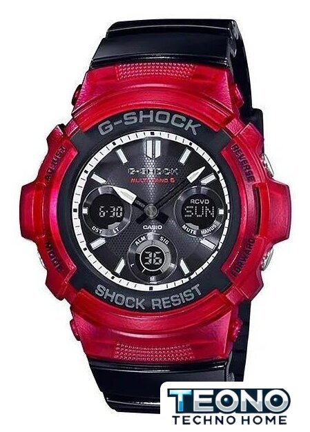 Наручные часы Casio G-Shock AWG-M100SRB-4A - Изображение №1 — Интернет-магазин Teono.by