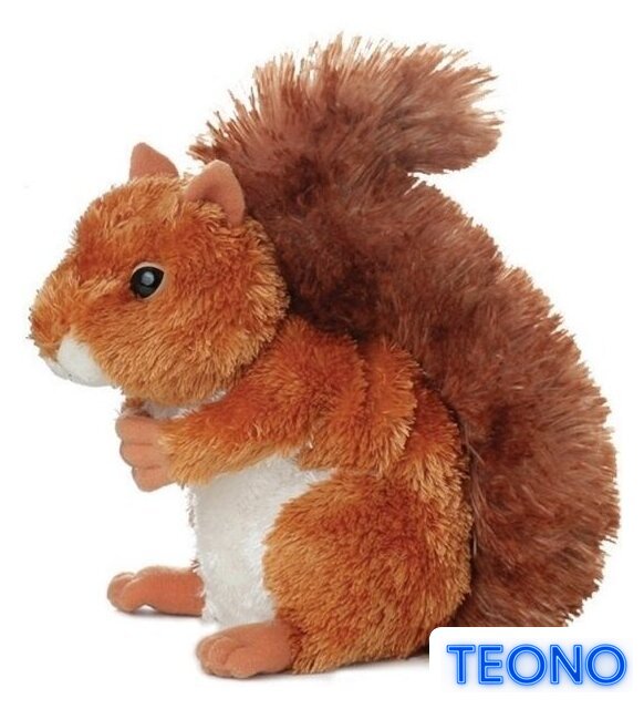 Классическая игрушка Aurora Mini Flopsie Nutsie Squirrel 12290 - Изображение №1 — Интернет-магазин Teono.by