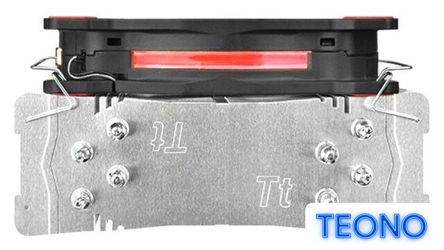 Кулер для процессора Thermaltake Riing Silent 12 (красный) [CL-P022-AL12RE-A] - Изображение №4 — Интернет-магазин Teono.by