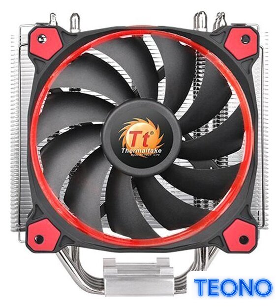 Кулер для процессора Thermaltake Riing Silent 12 (красный) [CL-P022-AL12RE-A] - Изображение №1 — Интернет-магазин Teono.by