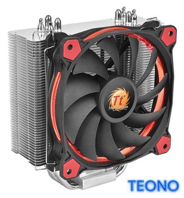 Кулер для процессора Thermaltake Riing Silent 12 (красный) [CL-P022-AL12RE-A] - Изображение №2 — Интернет-магазин Teono.by