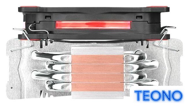 Кулер для процессора Thermaltake Riing Silent 12 (красный) [CL-P022-AL12RE-A] - Изображение №3 — Интернет-магазин Teono.by