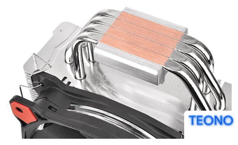 Кулер для процессора Thermaltake Riing Silent 12 (красный) [CL-P022-AL12RE-A] - Изображение №8 — Интернет-магазин Teono.by