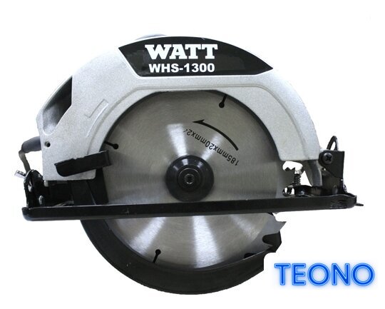 Дисковая (циркулярная) пила WATT WHS-1300 6.013.185.00 - Изображение №2 — Интернет-магазин Teono.by