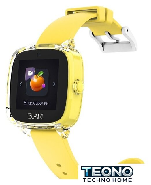 Детские умные часы Elari KidPhone Fresh 4G (желтый) - Изображение №4 — Интернет-магазин Teono.by
