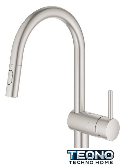 Смеситель Grohe Minta 32321DC2 (стальной) - Изображение №2 — Интернет-магазин Teono.by