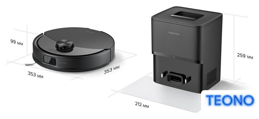 Робот-пылесос Roborock S9+ S9P52-02 (черный) - Изображение №11 — Интернет-магазин Teono.by