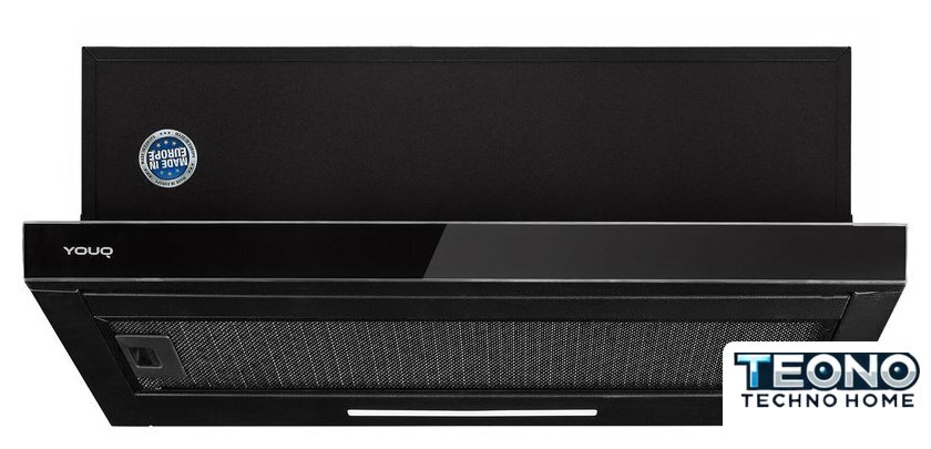 Кухонная вытяжка YOUQ Amai BT 1080 B 50 BL (черный) - Изображение №2 — Интернет-магазин Teono.by