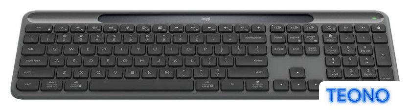 Клавиатура Logitech Signature Slim Solar+ K980 920-013755 (графитовый, нет кириллицы) - Изображение №2 — Интернет-магазин Teono.by