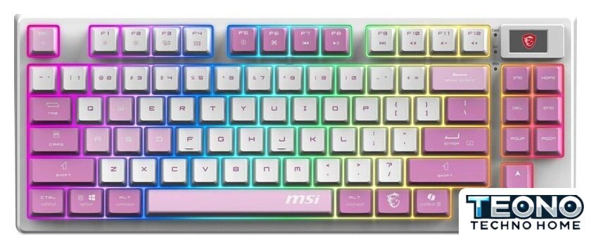 Клавиатура MSI Forge GK600 TKL Wireless Violet - Изображение №2 — Интернет-магазин Teono.by