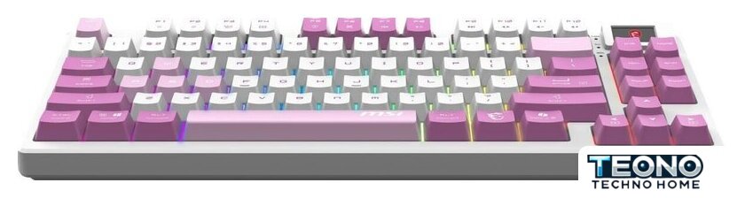Клавиатура MSI Forge GK600 TKL Wireless Violet - Изображение №4 — Интернет-магазин Teono.by