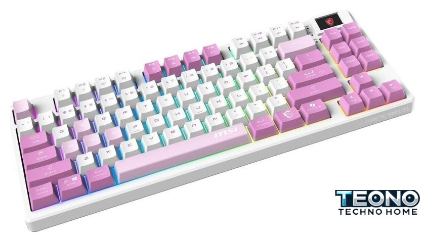 Клавиатура MSI Forge GK600 TKL Wireless Violet - Изображение №5 — Интернет-магазин Teono.by