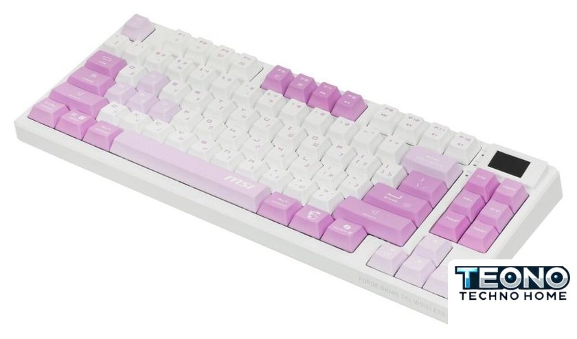 Клавиатура MSI Forge GK600 TKL Wireless Violet - Изображение №6 — Интернет-магазин Teono.by