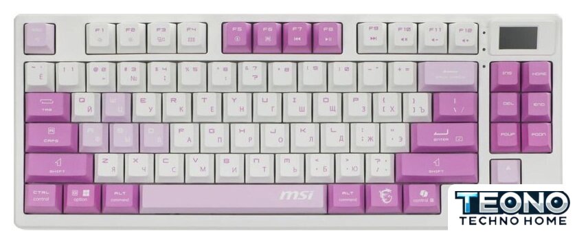 Клавиатура MSI Forge GK600 TKL Wireless Violet - Изображение №1 — Интернет-магазин Teono.by