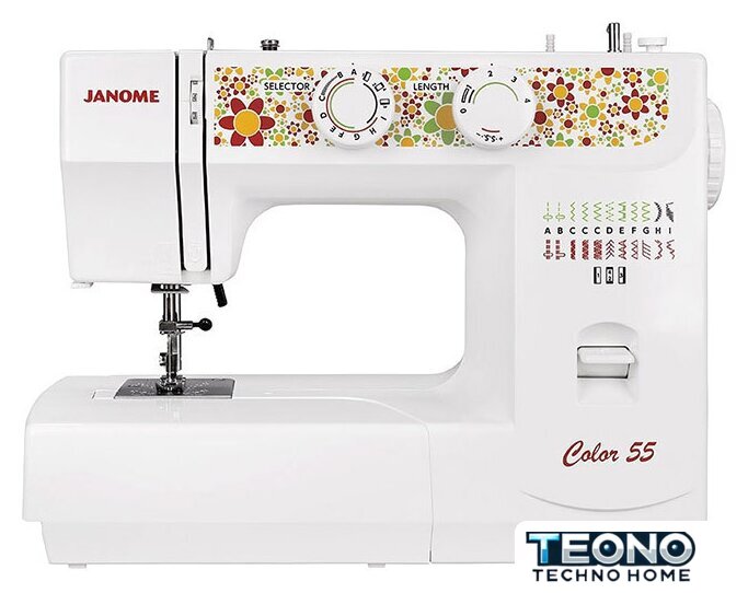 Электромеханическая швейная машина Janome Color 55 - Изображение №1 — Интернет-магазин Teono.by