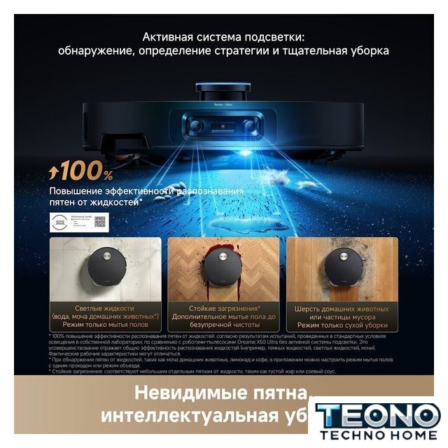 Робот-пылесос Dreame Robot Vacuum X60 Master Black RLX88DE (евровилка, черный) - Изображение №17 — Интернет-магазин Teono.by
