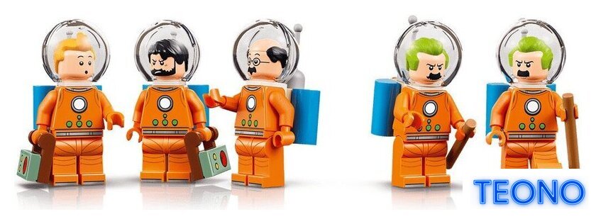 Конструктор LEGO Ideas 21367 Tintin Moon Rocket - Изображение №4 — Интернет-магазин Teono.by
