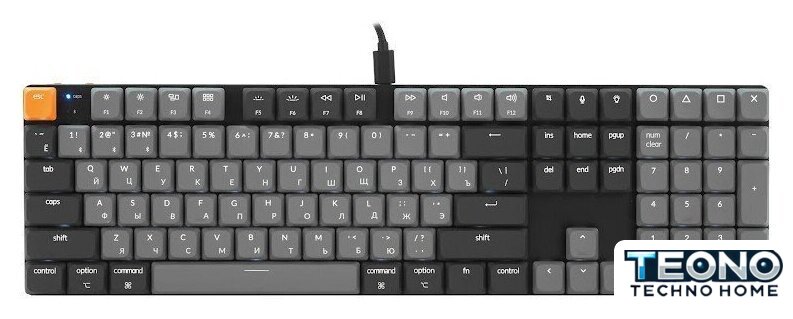Клавиатура Keychron K5 V2 K5X-A1-RU (Keychron Low Profile Red) - Изображение №2 — Интернет-магазин Teono.by