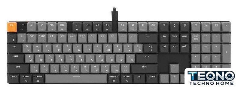 Клавиатура Keychron K5 V2 K5X-A1-RU (Keychron Low Profile Red) - Изображение №3 — Интернет-магазин Teono.by