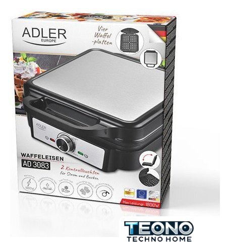 Вафельница Adler AD 3083 - Изображение №9 — Интернет-магазин Teono.by