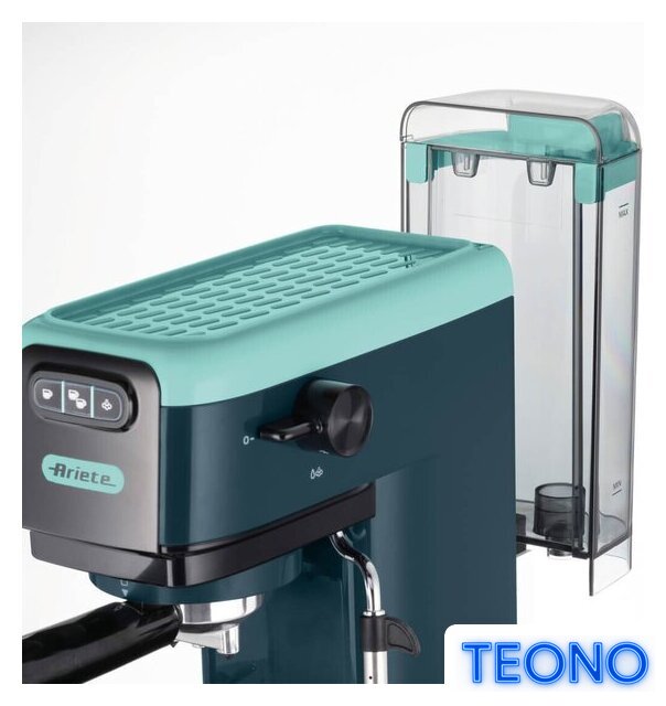 Рожковая кофеварка Ariete 1399/17 Light Aquamarine - Изображение №3 — Интернет-магазин Teono.by