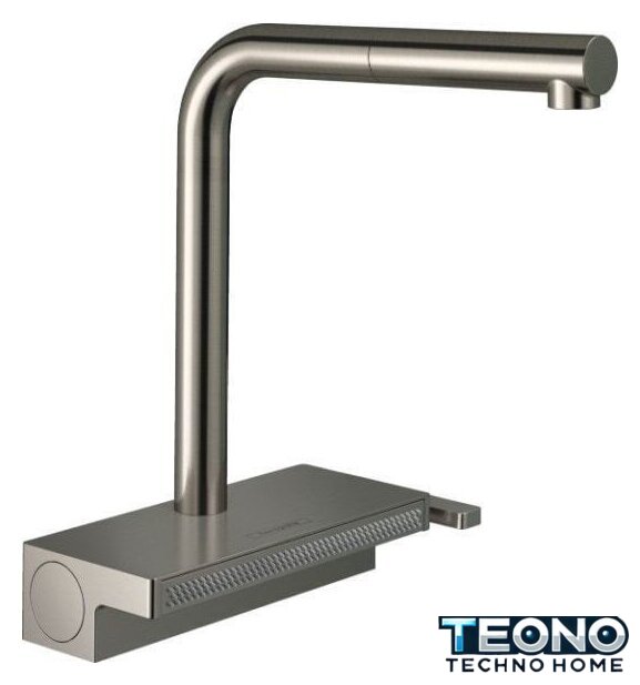 Смеситель Hansgrohe Aquno Select M81 73830800 (стальной) - Изображение №1 — Интернет-магазин Teono.by