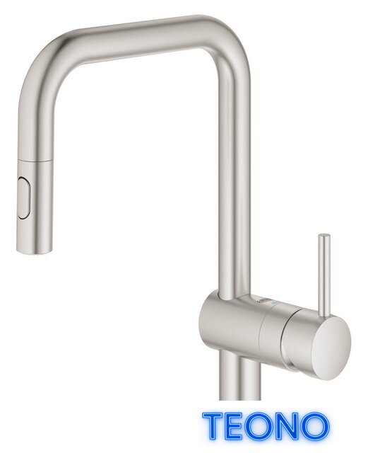 Смеситель Grohe Minta 32322DC2 (стальной) - Изображение №2 — Интернет-магазин Teono.by
