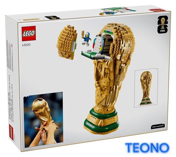 Конструктор LEGO Editions 43020 Официальный кубок чемпионата мира FIFA - Изображение №9 — Интернет-магазин Teono.by