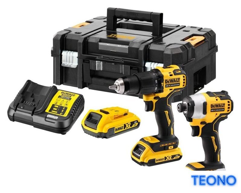  DeWalt DCK2062D2T (шуруповерт, винтоверт, 2 АКБ, кейс) - Изображение №1 — Интернет-магазин Teono.by