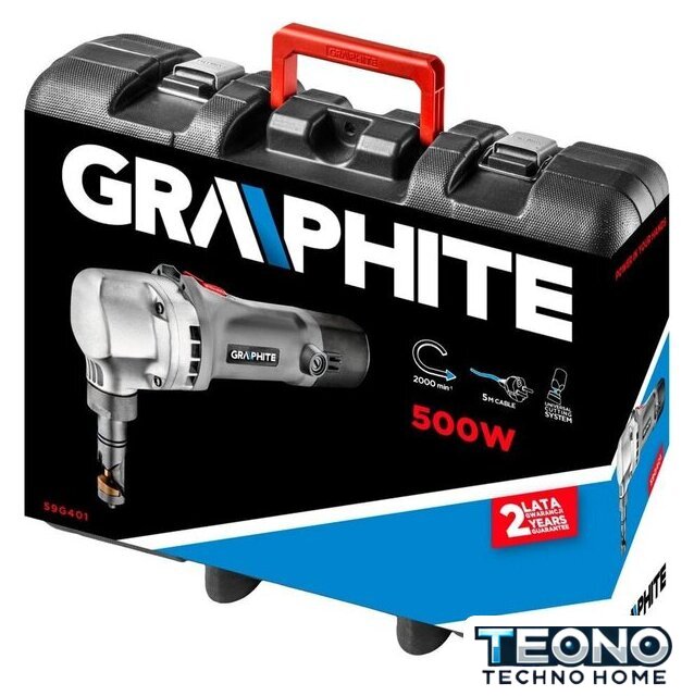 Высечные электрические ножницы GRAPHITE 59G401 (кейс) - Изображение №4 — Интернет-магазин Teono.by