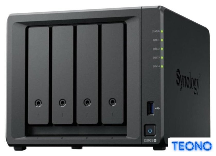 Сетевой накопитель Synology DiskStation DS925+ - Изображение №1 — Интернет-магазин Teono.by
