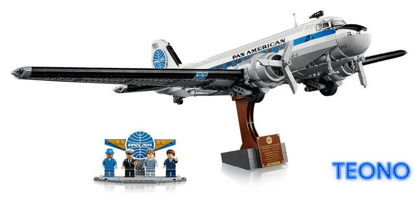 Конструктор LEGO Icons 11378 Douglas DC-3 PAN AM Airliner - Изображение №7 — Интернет-магазин Teono.by
