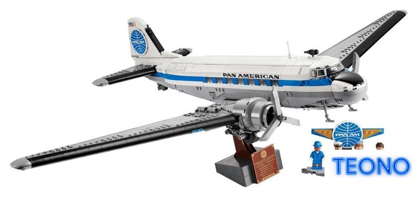 Конструктор LEGO Icons 11378 Douglas DC-3 PAN AM Airliner - Изображение №2 — Интернет-магазин Teono.by