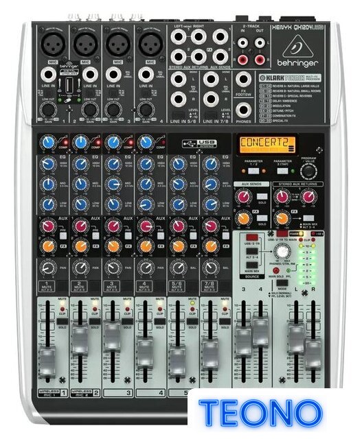 Микшерный пульт Behringer Xenyx QX1204USB - Изображение №1 — Интернет-магазин Teono.by