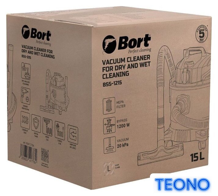 Пылесос Bort BSS-1215 - Изображение №11 — Интернет-магазин Teono.by