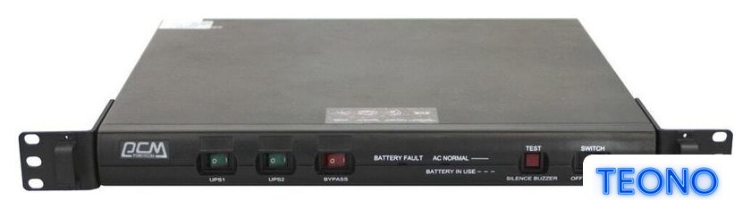 Источник бесперебойного питания Powercom King Pro RM KIN-1000AP-RM-1U - Изображение №1 — Интернет-магазин Teono.by