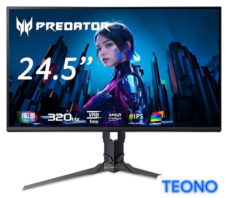 Игровой монитор Acer Predator XB253QF3bmiiprx UM.KX3CD.301 - Изображение №1 — Интернет-магазин Teono.by