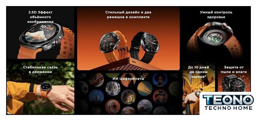 Умные часы Tecno Watch Neo WN01 - Изображение №15 — Интернет-магазин Teono.by