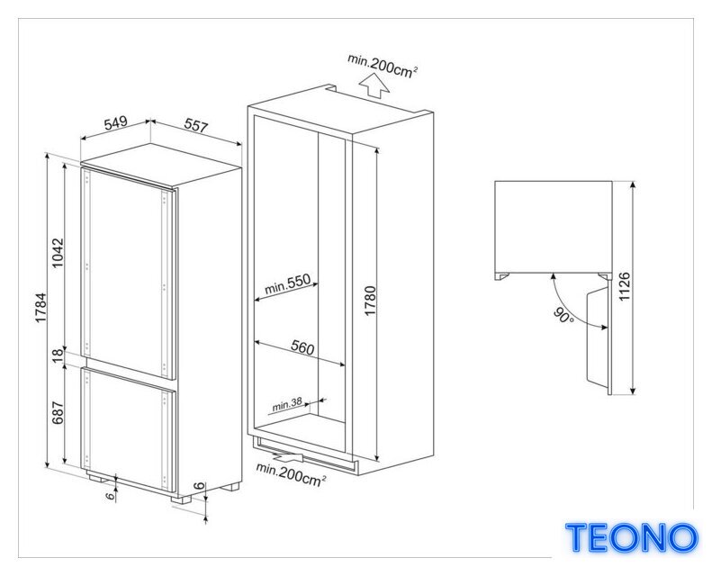 Холодильник Smeg C9174DN2D1 - Изображение №6 — Интернет-магазин Teono.by