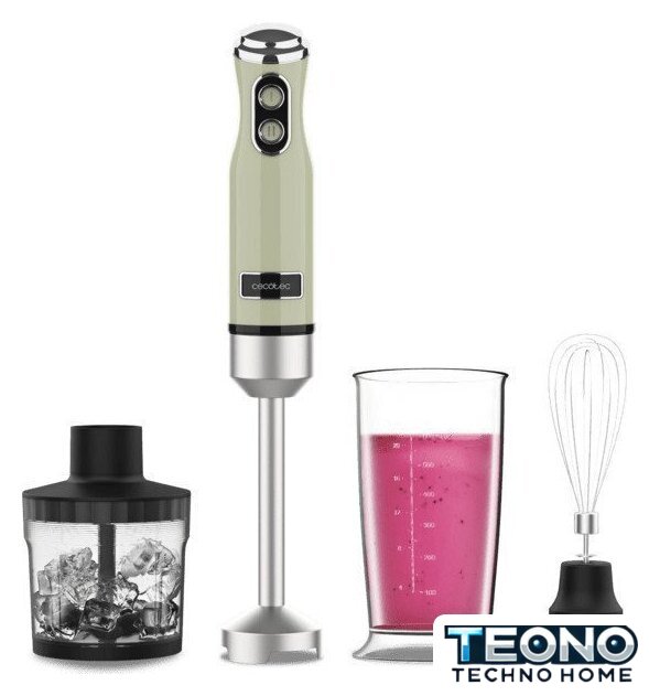 Погружной блендер Cecotec Power RetroGreen 1200MAX Cream&Crush - Изображение №1 — Интернет-магазин Teono.by