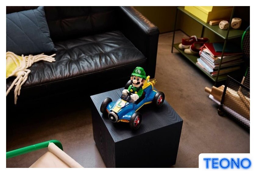 Конструктор LEGO Super Mario 72050 Mario Kart Luigi & Mach 8 - Изображение №6 — Интернет-магазин Teono.by