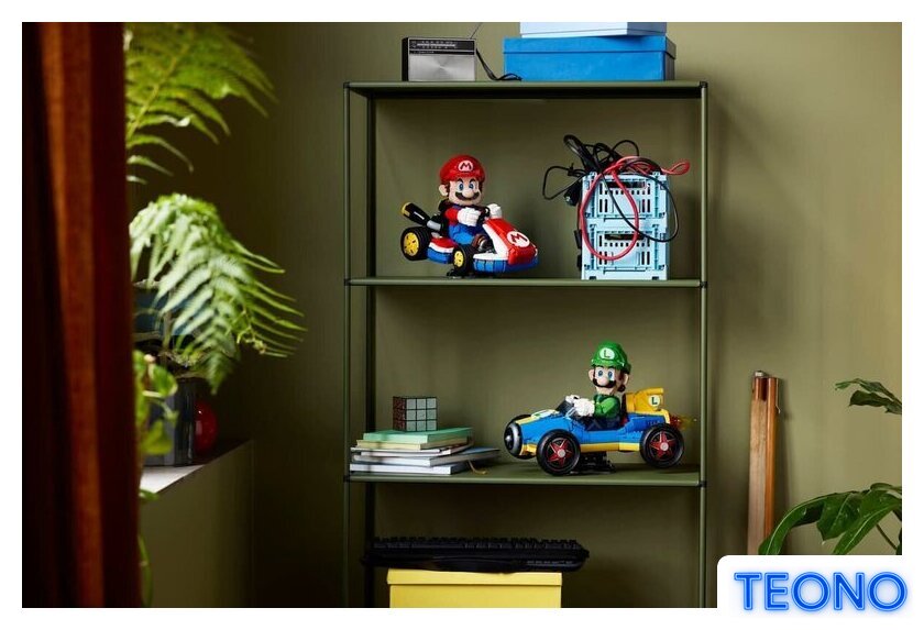 Конструктор LEGO Super Mario 72050 Mario Kart Luigi & Mach 8 - Изображение №8 — Интернет-магазин Teono.by