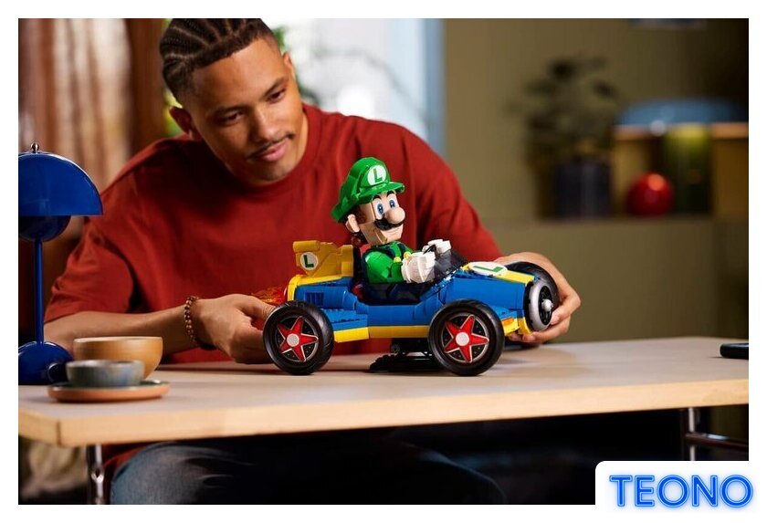 Конструктор LEGO Super Mario 72050 Mario Kart Luigi & Mach 8 - Изображение №4 — Интернет-магазин Teono.by