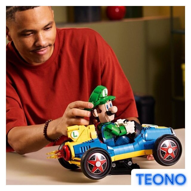 Конструктор LEGO Super Mario 72050 Mario Kart Luigi & Mach 8 - Изображение №5 — Интернет-магазин Teono.by