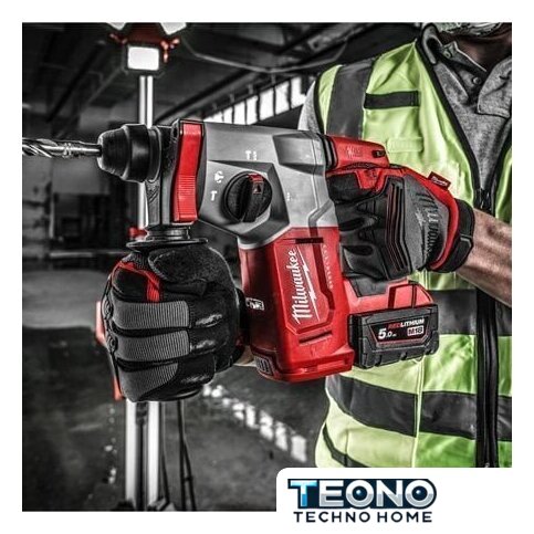Перфоратор Milwaukee M18 BLH-502X 4933478894 (с 2-мя АКБ, кейс) - Изображение №4 — Интернет-магазин Teono.by