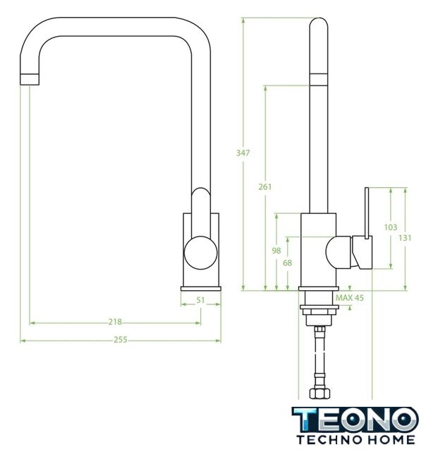 Смеситель Laveo Bona BAB 265D - Изображение №2 — Интернет-магазин Teono.by