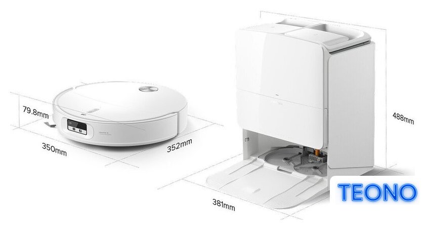Робот-пылесос Roborock Qrevo Edge 2 Pro QE2P02-02 (белый) - Изображение №2 — Интернет-магазин Teono.by